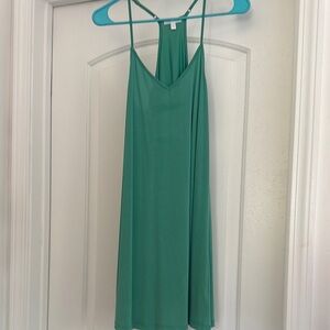 Green Sleeveless Dress